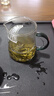 高茗 公道杯耐热玻璃透明一体月牙过滤茶水分离杯泡茶公杯分茶器茶具 月落公杯450ml 实拍图
