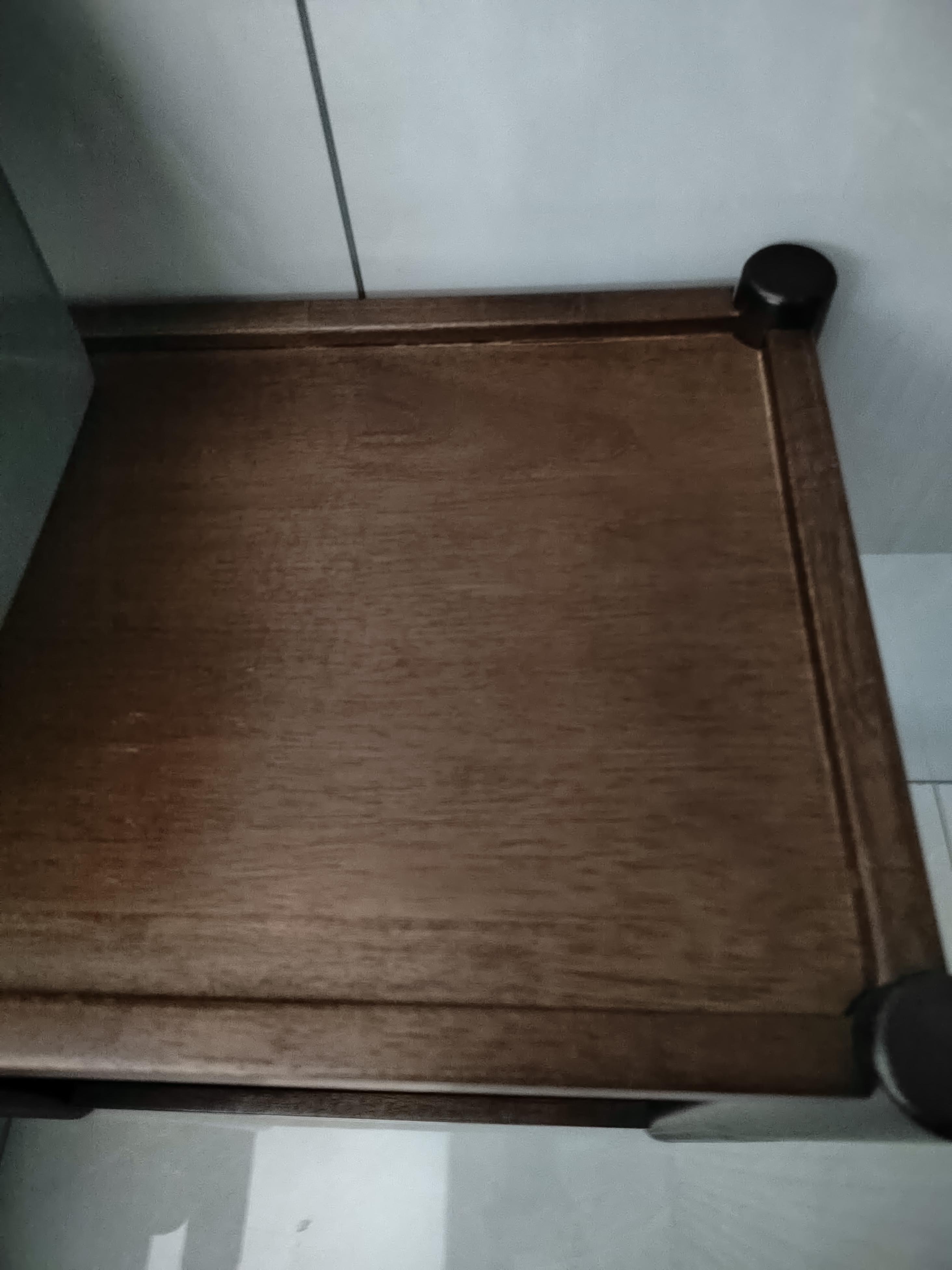 家逸（JIAYI）实木沙发边几可移动边桌小茶几多用途小户型简约 小号胡桃色 实拍图