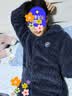 芬腾情侣睡衣秋冬双面泡芙绒加厚保暖男士家居服套装 实拍图