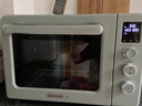 海氏（Hauswirt）C40三代电烤箱家用烘焙多功能发酵一体机食品级搪瓷内胆智能菜单情人节礼物 湖水绿 40L 实拍图