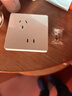 公牛（BULL）开关插座 G12系列 10A斜五孔插座86型插座面板 G12Z223AS 象牙白 实拍图