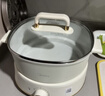 美的（Midea）电煮锅 电火锅 电炒锅 电蒸锅 分体式可拆洗电热锅 家用多功能锅 四季小嗨锅 HGC232301W 配蒸片 实拍图