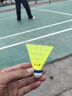 尤尼克斯尤尼克斯尼龙羽毛球耐打比赛训练习YY塑料胶球M-600黄色 实拍图