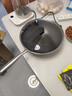 炊大皇 炒锅 304不锈钢炒菜锅煎锅 平底不粘炒锅32cm 可立可视盖不挑灶 实拍图