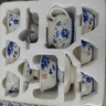 金灶（KAMJOVE）青花瓷陶瓷功夫茶具套装 品茗杯茶杯茶壶 三才盖碗茶具 KP-95【玲珑牡丹款】 实拍图