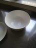 瓷秀源 纯白骨瓷碗家用饭碗汤碗面碗创意餐具简约瓷器可订制LOGO 8英寸奥碗1个 实拍图