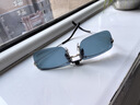 CAPONI日夜两用变色墨镜夹片偏光太阳眼镜夜视男女开车驾驶钓鱼近视专用 小号偏光变色片（近视专用夹片） 实拍图