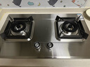 樱花（SAKURA）燃气灶 5.0kW大火力不锈钢灶天然气灶煤气灶双灶台嵌两用JSA12天然气 实拍图