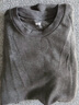 优衣库男装女装柔软圆领T恤/休闲长袖上衣25秋冬新款479783 08 深灰色 L 实拍图