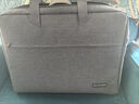 得力（deli）公文包加宽立体办公手提袋/会议包/事务包/文件包/商务拉链袋电脑包公文包 黑色 实拍图