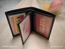 稻草人男士钱包头层牛皮轻薄多功能短款卡包竖款男式票夹黑色情人节礼物 实拍图