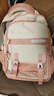 爱迪生发明家中学生书包初中生高中减负护脊男女孩双肩背包高颜值 k013-3 粉色 实拍图