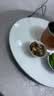 芝梵饭菜保温板加热菜板保温板暖菜板家用带电磁炉火锅暖菜板+火锅+自动旋转家庭旋转餐桌加热转盘 大理石纹-银边丨80CM【电动手动转】电磁炉火锅款 实拍图