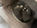 苏泊尔 SUPOR 时尚304不锈钢复加厚底鸳鸯火锅30CM 电磁炉通用 ET30BS02 实拍图