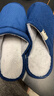 回力日系柔软情侣棉拖秋冬家居室内保暖棉鞋男款HL0006蓝色44-45码 实拍图
