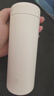 米家 保温杯 316不锈钢水杯 男女士杯子 大容量茶杯便携 350ml粉色 实拍图