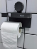 四季沐歌吸盘卫生间纸巾盒壁挂式免打孔浴室客厅抽纸盒厕纸盒洗脸巾收纳盒 实拍图