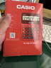 卡西欧（CASIO）语音计算器朱墙红 真人发音金属机身趣味弹奏办公用品财务专用语音款 DY-120 实拍图