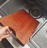 京东京造 菜板 砧案板切菜家用双面实木抗菌 【乌檀整木】40*27*2.5cm 实拍图