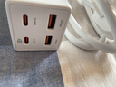 京东京造能量舱氮化镓67W插座 多功能USB插线板插座接线板插座扩展器同公牛多插孔桌面插座2C2A+3插孔白色 实拍图