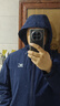 美津浓户外棉服男秋冬夹克外套上衣连帽防风保暖百搭登山服 藏青  3XL 实拍图