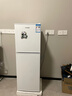 HYUNDAI（韩国现代）小冰箱迷你小型家用冷藏冷冻宿舍出租房办公室双开门二门电冰箱节能省电 118L白【行业热卖+店铺热卖】 实拍图