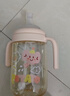 小土豆（potato）PPSU吸管奶瓶4个月以上大宝宝带手柄重力球奶嘴240ml 浅桃粉 实拍图