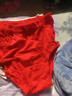 三枪【全棉高腰】女士内裤大码短裤提臀透气纯色送妈妈女三角裤3条装 实拍图