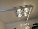 公牛浴霸吊顶配件E27螺口取暖泡275W高效速暖H183mm银色 实拍图