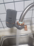 美的（Midea）净水器水龙头过滤器家用自来水滤水器直饮前置过滤器厨房卫生间通用除水垢除余氯双出水可清洗滤芯 一机三芯【两年免换滤芯】 实拍图