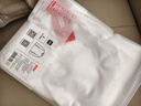 京东京造5A抗菌长袖t恤男新疆棉圆领衣服男装卫衣打底衫春季内搭 白色 L 实拍图