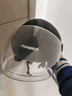 永久新国标3C认证电动车3/4头盔防雾防风保暖秋冬季摩托车骑行男女士四季通用安全帽 502双镜【亚黑】 实拍图
