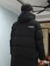 坦博尔羽绒服男士中长款连帽冬季加厚运动休闲保暖外套550735D 黑色170 实拍图