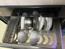 志高（CHIGO）嵌入式消毒柜家用小型厨房碗筷餐具多功能三层120L大容量立式高温消毒碗柜 一星级 100L 两层高温保洁特价款 实拍图