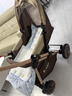 奔昂 婴儿推车可坐可躺轻便避震宝宝折叠婴儿车双向BB童车手推车 升级卡其+一键单手收+可坐躺+可双向推行+四轮高配 实拍图