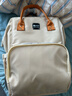 爱贝迪拉妈咪包外出轻便大容量背包双肩包多功能妈妈包外出包纯色款米色 实拍图