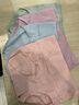 猫人女士高腰内裤女纯棉收腹收小肚子石墨烯抑菌裆高弹三角裤4条XL 实拍图