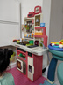 Eve Stone SPECIAL GIRL LIKE YOU玩具女孩厨房玩具3-6岁套装仿真厨具做饭煮饭过家家5儿童新年礼物 超大号100cm+烧烤台+91件套红 小厨房4岁男女孩6-12宝宝1到3 实拍图