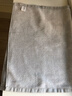 金号无捻柔软吸汗透气枕巾 菱形块枕头巾 单条装 浅灰色 78*52cm 126g 实拍图