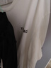 普达驰纯棉夏季短袖T恤男潮流宽松复古半袖ins韩版上衣服潮牌 白色 胸口 YlSHENG 2XL 实拍图