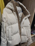 鸭鸭（YAYA）王一博同款羽绒服男士短款2025年冬季新款青少年休闲防寒保暖外套 燕麦色 L 实拍图