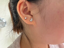 AGATHA/瑷嘉莎 人鱼之泪银耳钉女款 新年生日礼物送女友闺蜜高级感耳饰 小号(3mm) 实拍图