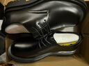 Mr.A德比鞋男款圆头大头鞋黑色工装鞋通勤马丁靴厚底增高休闲皮鞋MRA 亮面黑 40 男码 实拍图