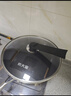 炊大皇 炒锅 304不锈钢炒菜锅煎锅 平底不粘炒锅32cm 可立可视盖不挑灶 实拍图
