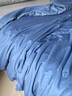 海澜之家（HLA）冰丝夏凉被A类2026新款仿真丝夏天薄被子可机洗凉感空调被子被芯 轻奢-宾利蓝【A类 丝滑裸睡】 黑科技凉感冰丝【150*200cm】 实拍图