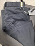 罗蒙（ROMON）休闲裤子男秋季商务潮流西裤弹力修身百搭通勤四季男装 灰34 实拍图