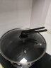 炊大皇炒锅有钛0氟不粘锅316L不锈钢不粘平底炒锅32cm 实拍图
