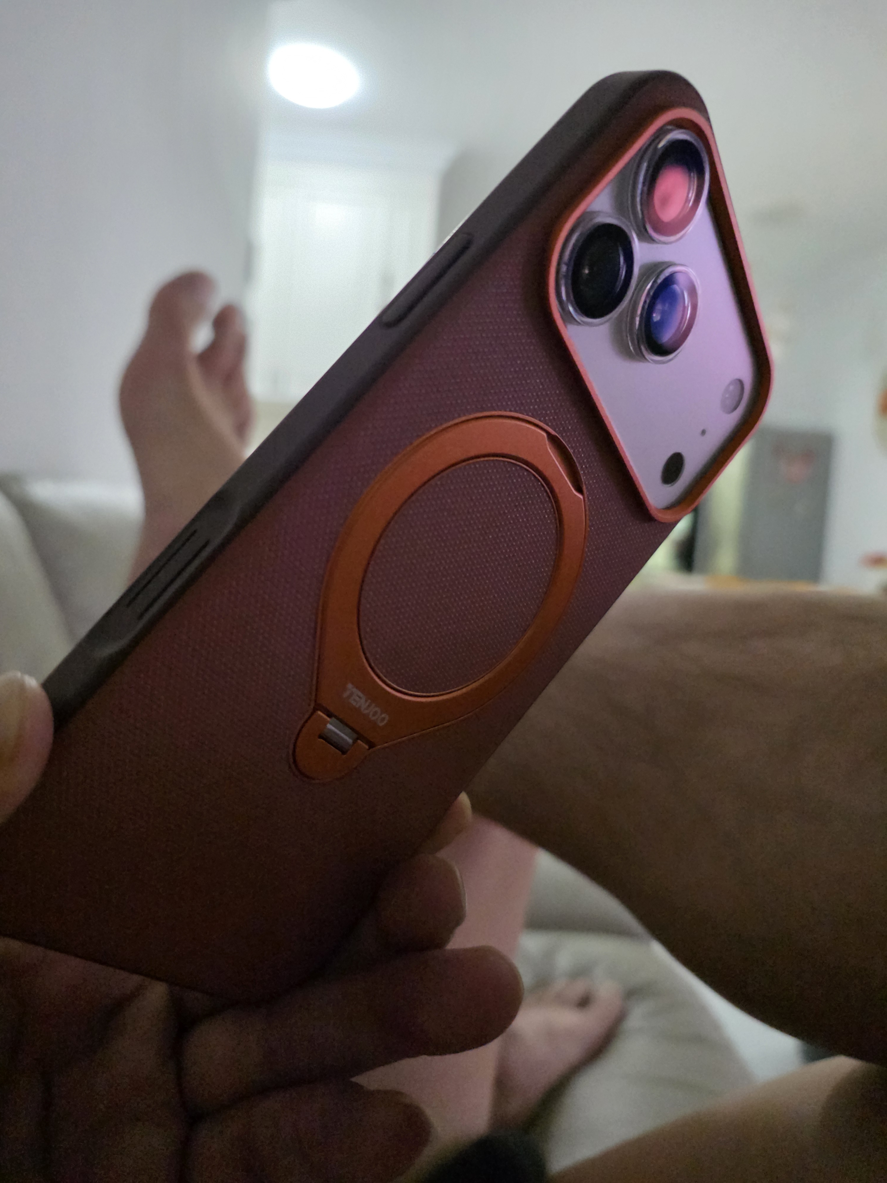 天觉【科技织物丨万向支架】适用iphone17promax手机壳苹果17PRO保护套磁吸超薄全包防摔高端男女新款 实拍图