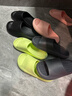 京东京造【泡泡云】踩屎感厚底轻盈防滑外穿拖鞋凉拖女士 浅绿37-38 实拍图