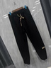 主意范（ZHUYIFAN）胖子大码230斤裤子男直筒秋冬款工装裤潮牌大码直筒阔腿休闲裤 A001-K1050黑色 4XL (190) 190-205斤可穿 实拍图